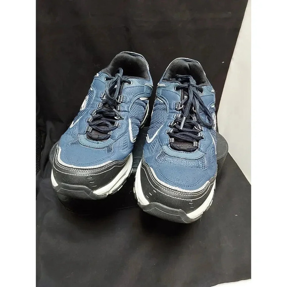 Skechers Sport Men's Size 9 1/2 US model 237145W Navy Blue Shoes Lace ups - Picture 1 of 7